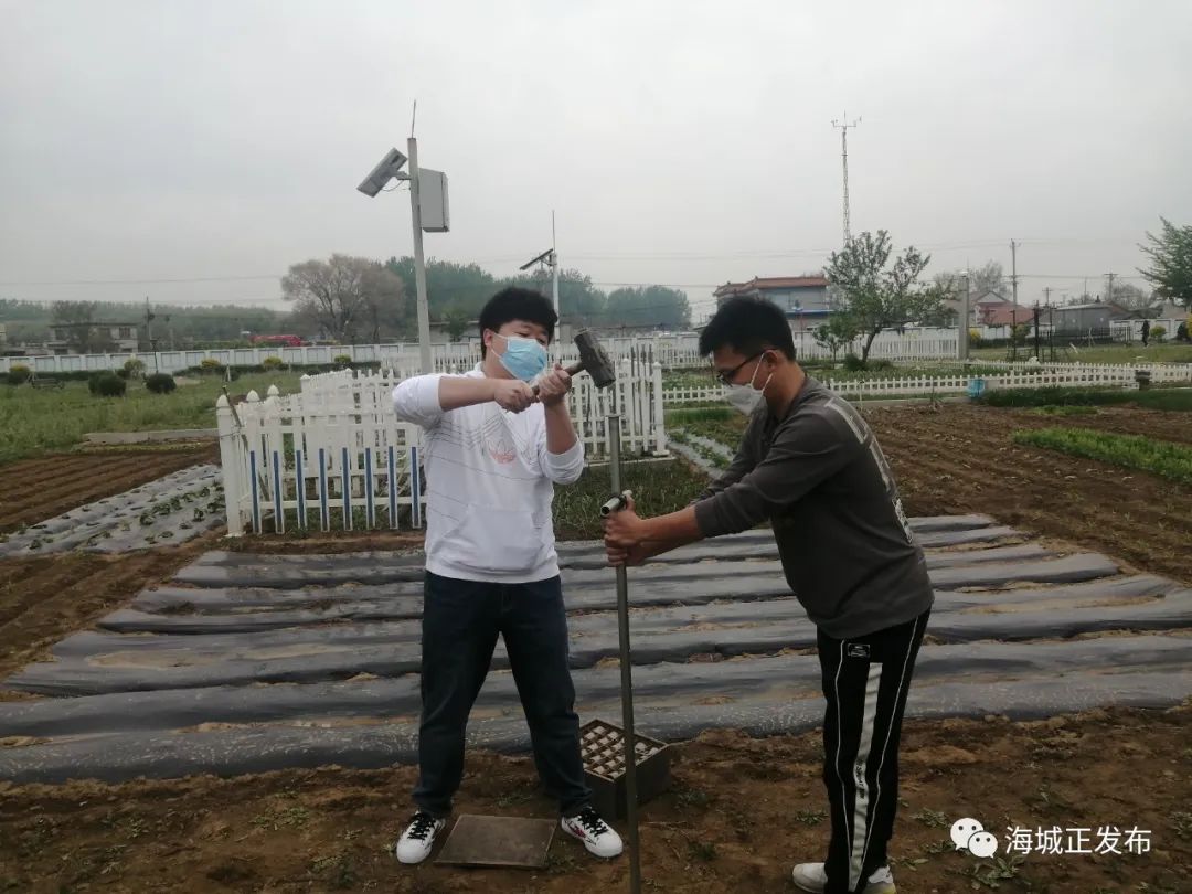 海城市气象局 | 科学监测土壤墒情 助力春播生产