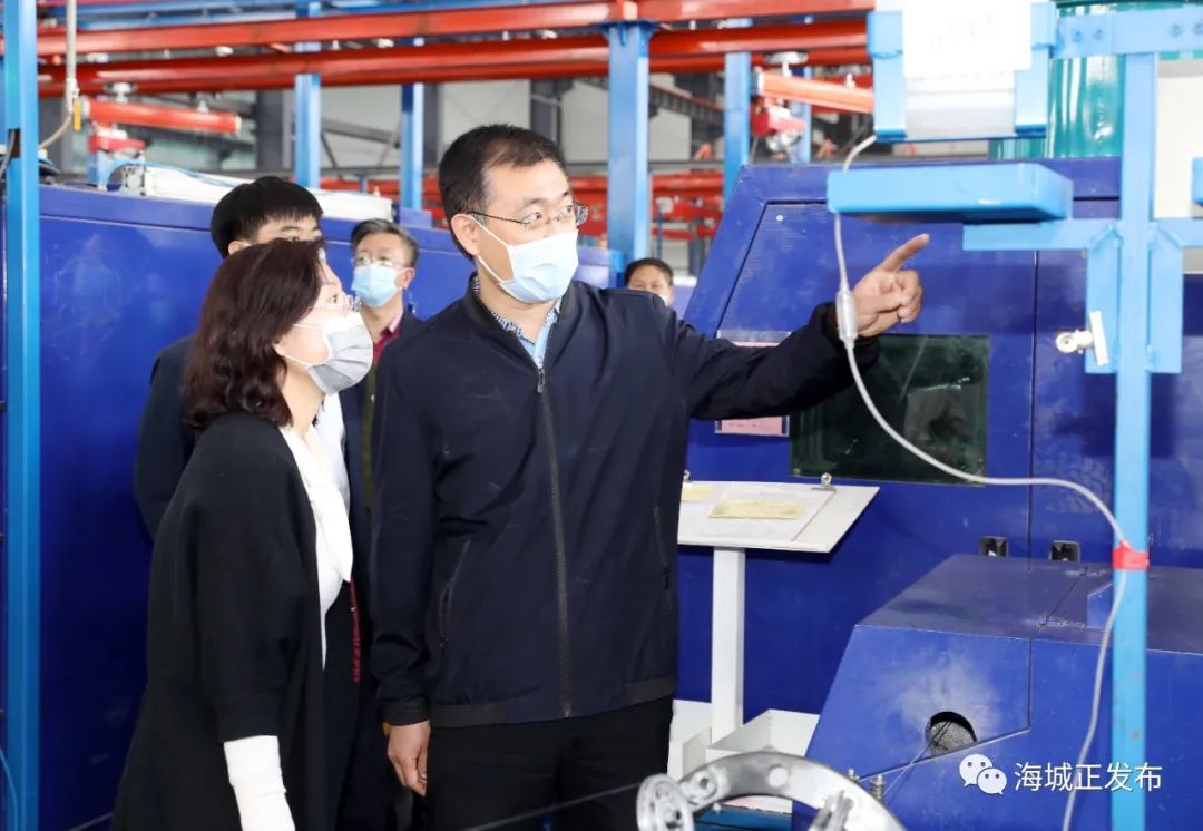 副市长刘哲调研企业复工复产 常态化疫情防控 安全生产
