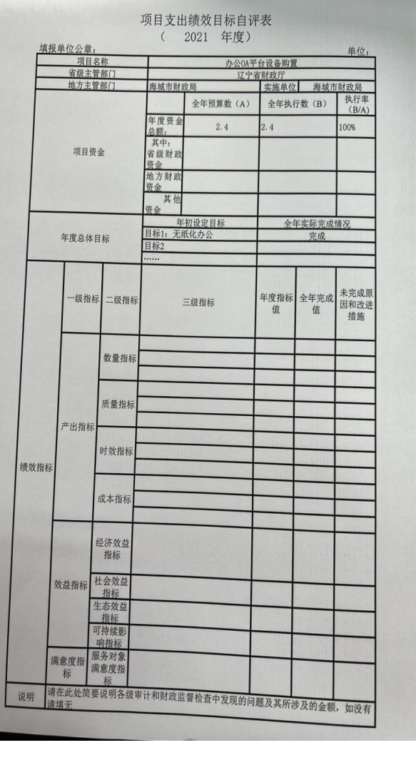 辽宁省鞍山市海城市财政局（本级）2021年决算公开说明