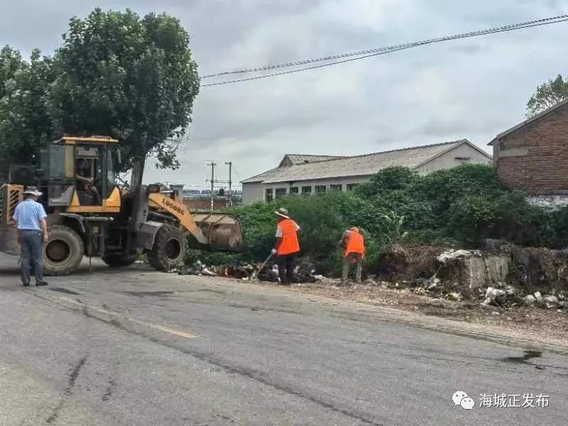 望台镇文明创建不停歇 家园环境展新颜