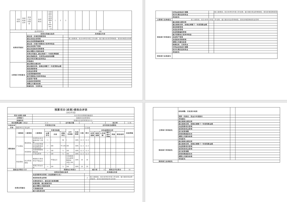 辽宁省鞍山市海城市应急管理事务中心2023年度部门决算公开