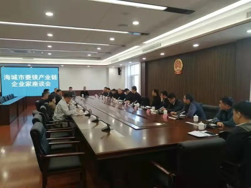 海城市召开菱镁产业链企业家座谈会