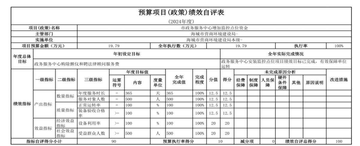 辽宁省鞍山市海城市数据局（本级） 2024年度部门决算