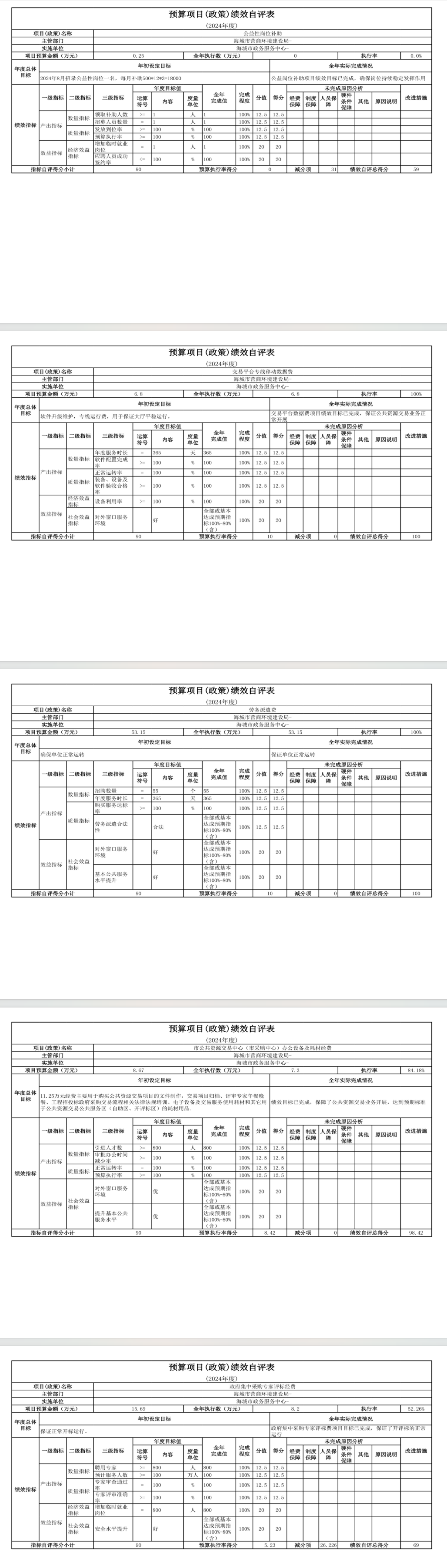 辽宁省鞍山市海城市数据局 2024年度部门决算