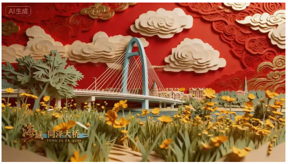 【走进海城】AI剪纸解锁海城新浪漫！（3）