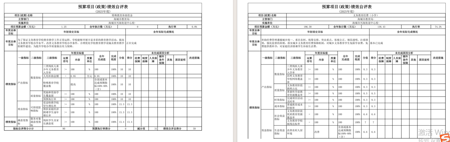 辽宁省鞍山市海城市兴海街道中心校2025年度公开报告