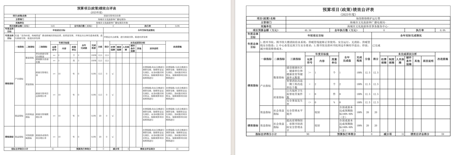 辽宁省鞍山市海城市文化旅游和广播电视局2025年度公开报告