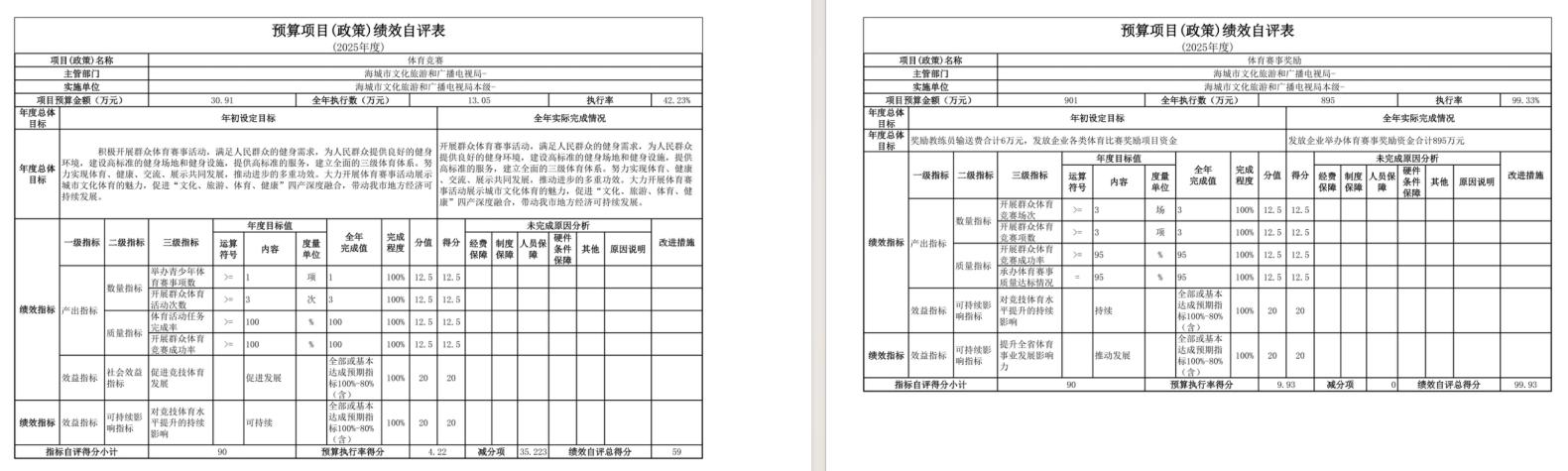 辽宁省鞍山市海城市文化旅游和广播电视局(本级)2025年度公开报告