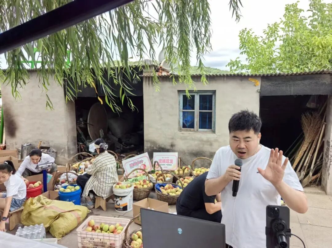 【记者在一线】云端助农拓销路 蜜桃飘香促增收——八